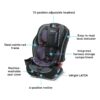Graco Slimfit 3 in 1 Car Seat, Slim Comfy Design Saves Space in Your Back Seat (Annabelle, Slimfit)