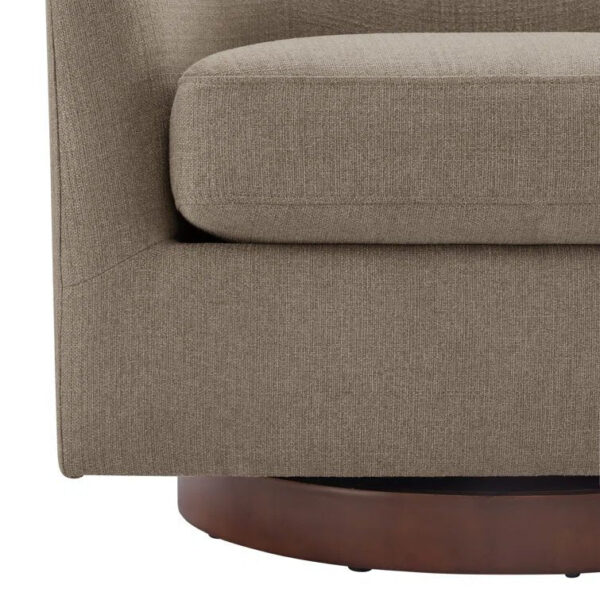 71061788dc2e4e2095cdaaa946d96217 Upholstered Swivel Barrel Chair