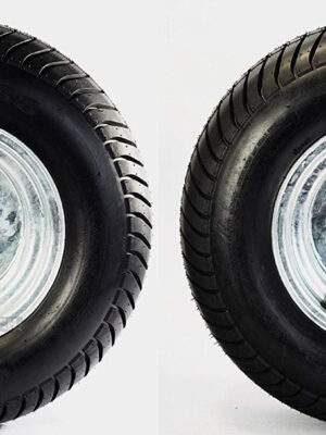 2-Pack Trailer Tire On Rim 20.5X8-10 205/65-10 20.5X8.0-10 5 Lug E Galvanized