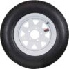 Hi-Run ASB1001 8 Spoke White 50 PSI ST175/80D13 and 13 in. x 4.5 in. 5-4.5HD 6-Ply Tire and Wheel Assembly