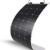 160 Watt 12 Volt Extremely Flexible Monocrystalline Solar Panel – Ultra Lightweight, Ultra Thin, Up to 248 Degree Arc, for RV, Boats, Roofs, Uneven Surfaces