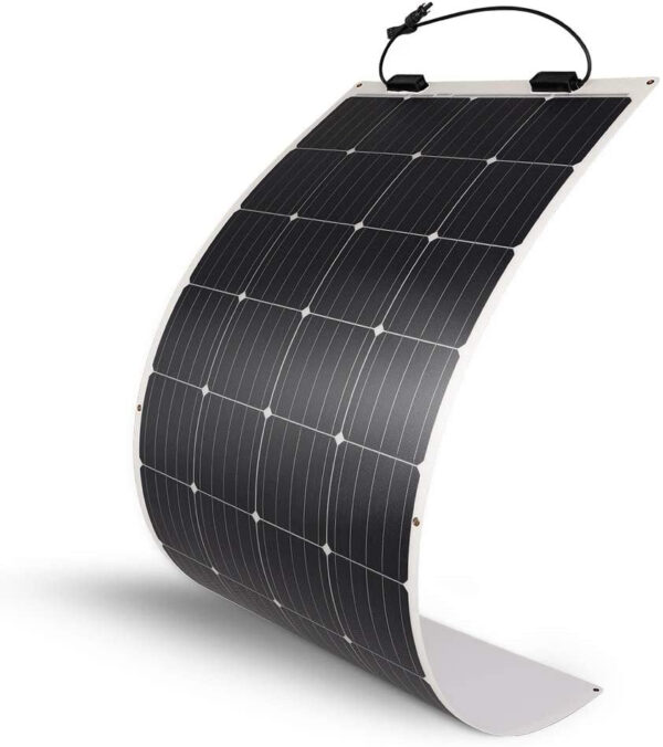 7156ffdb417e442a9e529cc2dd5a6e33 160 Watt 12 Volt Extremely Flexible Monocrystalline Solar Panel – Ultra Lightweight, Ultra Thin, Up to 248 Degree Arc, for RV, Boats, Roofs, Uneven Surfaces