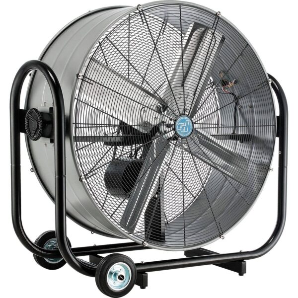 36×22 Portable Tilt Drum Blower Fan, Belt Drive
