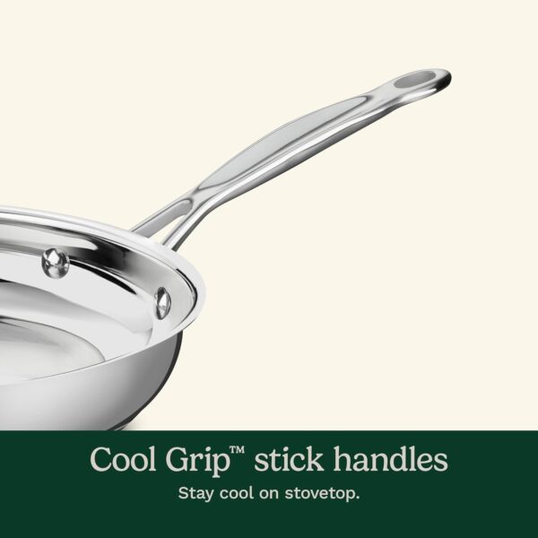11-Piece Cookware Set, Chef’s Classic Stainless Steel Collection 77-11G