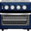 Air Fryer + Convection Toaster Oven, 8-1 Oven with Bake, Grill, Broil & Warm Options, Stainless Steel, TOA-70
