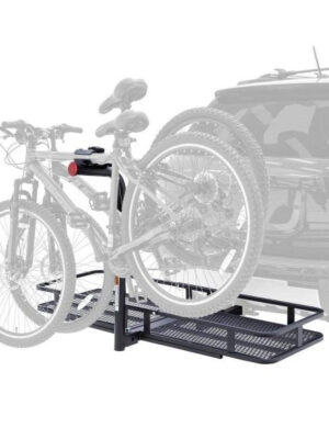 Apex BCCB-1169-2 2-Bike Steel Basket Cargo Carrier with Rack