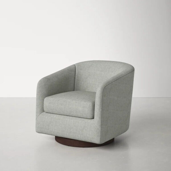7326382b7ed8493c8906109e31dc30b8 Upholstered Swivel Barrel Chair