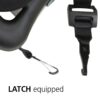 Grow and Go All-in-One Slim Convertible Car Seat, Rear Facing, 5-40 lbs, Forward Facing (30–65 lbs), High Back Booster Seat 40-100 pounds, Aqua Pop