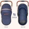 B.Childhood High Landscape Baby Stroller Folding Reversible Seat,Unisex,Blue
