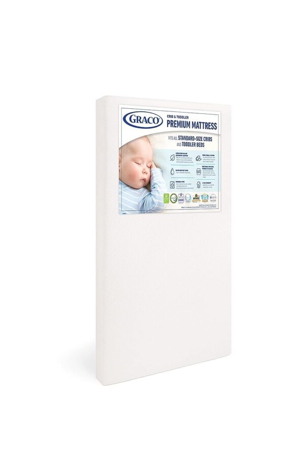 Graco Premium Crib & Toddler Mattress ?C Fits Standard Full-Size Crib and Toddler Bed