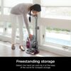 HV322 Rocket Deluxe Pro Corded Stick Vacuum with LED Headlights, XL Dust Cup, Lightweight, Perfect for Pet Hair Pickup, Converts to a Hand Vacuum, with Pet Attachments, Bordeaux/Silver