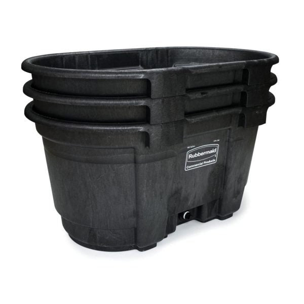 73dbfc4556b243a580c36a1cd61ab741 Rubbermaid Commercial Products Stock Tank, 100-Gallons, Structural Foam, Heavy Duty Container