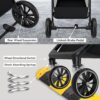 2 in 1 Baby Stroller, Convertible Bassinet Pushchair for Infants and Newborns 0-36 Months
