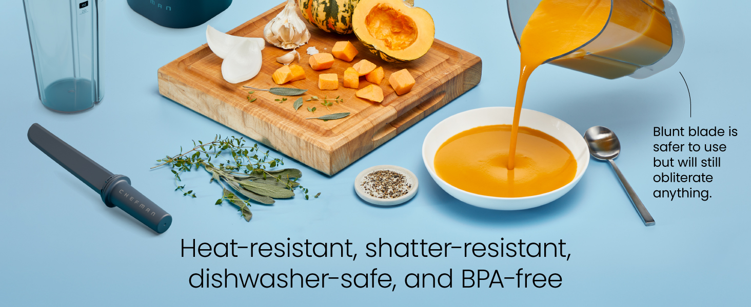 Heat Resistant, shatter-resistant, dishwasher-safe and BPA-free