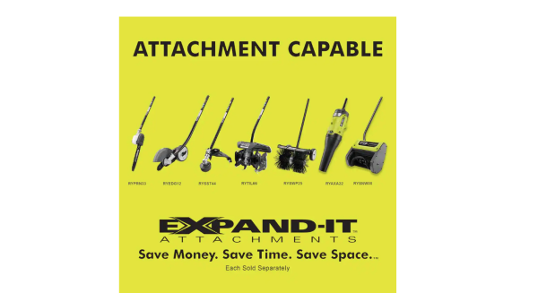 752a8a6bbc104df8a9a986ea2f728c8c RY41135 18 in. 10 Amp Attachment Capable Electric String Trimmer