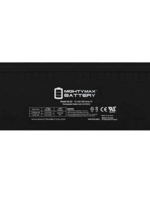 12V 200Ah 4D SLA AGM Battery Replacement for Solar Systems