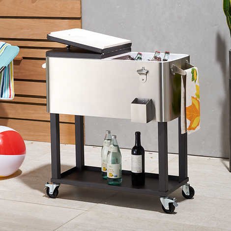 7560df92638c465e9073f1bb30fe3f3e TRINITY Stainless Steel Cooler with Cover (100 Quart)