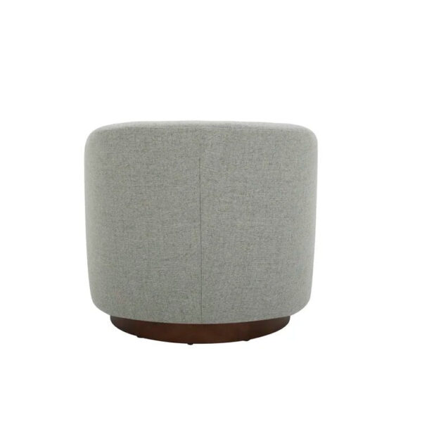 75a92c7817ea40f48b410d6e57e61476 Upholstered Swivel Barrel Chair