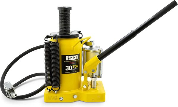 75ef74637af14e028fa91d1c5fe49f09 ESCO 30 Ton Pro Series Air Hydraulic Bottle Jack – Heavy Duty Lifting for Automotive and Industrial Use