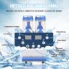 Commercial Slushy Machine – 1000W 30L Tanks Slush Maker Machine 304 Stainless Steel Commercial Margarita Machines Efficient Cooling the Ideal Slushie Maker for Bars Cafes Restaurants