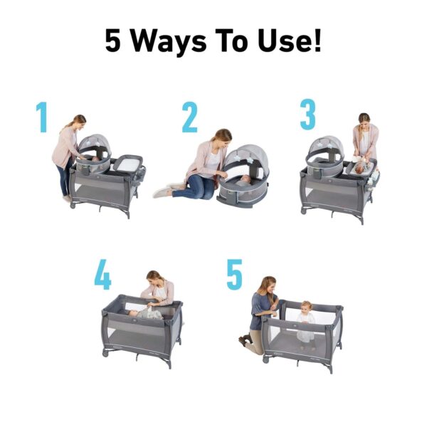 Graco Pack n Play Travel Dome LX Playard Annie