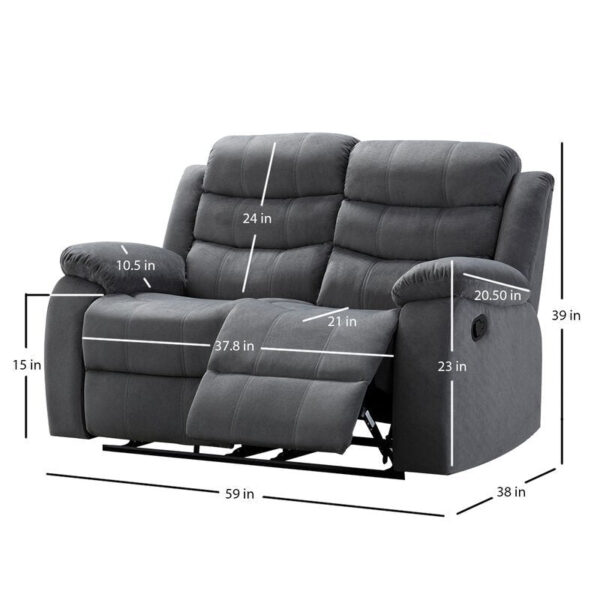 Pillow Top Arm Reclining Loveseat