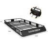 ARKSEN 84 x 39 x 6 Universal Roof Rack Cargo Extension Car Top Luggage Holder Carrier Basket SUV Camping, Black
