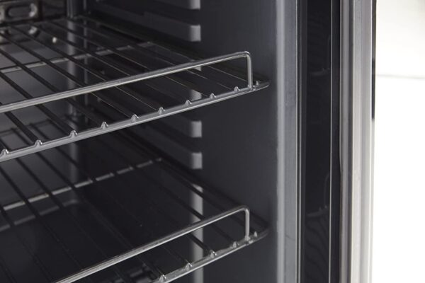 77f4a81739f54a2cbf2a308012e71389 80L Glass Fronted Under Counter Fridge, Wine Beer and Beverage Cooler