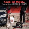 Electric Pressure Washer 2.0, Powerful 1.4 GPM 2000 PSI Car Pressure Washer Sprayer, Snub Nose & Tip Attachment, Use,Car Soap, Patio Boat RV Motorcycle Car Garage Deck Adam’s Polishes