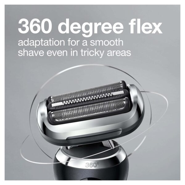 Braun Series 7 7085cc Flex Rechargeable Wet Dry Men s Electric Shaver with Clean Charge Station, Stubble Beard Trimmer