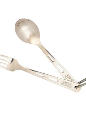 TITANIUM SPOON / FORK SET