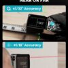 XTAPE1 Digital Tape Measure, Professional 330Ft Laser Measuring Tool & 12Ft Measuring Tape with Green Laser Extension, Instant Digital Readout, P2P, App Sync, Replaceable Blades Module