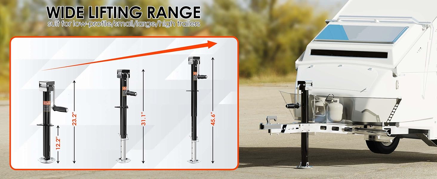 5000 lbs A-Frame Trailer Jack