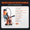 Mag Drill Press, 1550W 2′′ Boring Diameter, 2922lbf Power Magnetic Drill, 500 PRM, 10-Speed, Electric Drilling Machine for Metal Surface, Industrial and Home Improvement