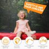 JUMPZYLLA Trampoline 8FT 10FT 12FT 14FT 15FT 16FT Trampoline with Enclosure – Recreational Trampolines with Ladder and AntiRust Coating, ASTM Approval Outdoor Trampoline for Kids