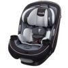 Grow and Go All-in-One Slim Convertible Car Seat, Rear Facing, 5-40 lbs, Forward Facing (30–65 lbs), High Back Booster Seat 40-100 pounds, Aqua Pop