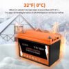 CHINS Bluetooth LiFePO4 Smart 12V 100AH Lithium Iron Battery Low Temperature Charging Mobile Phone APP