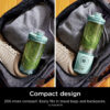 Ninja Blast Max, Portable Blender + Twist & Go, Personal Blender, Ninja Blender, Smoothie, Blend, Ice Crush, 3 Programs, Cordless, 22oz removable Vessel, Dishwasher Safe, Leakproof, Sea Glass, BC251MT