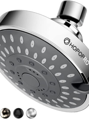 HOPOPRO NBC News Recommended 5 Modes High Pressure Shower Head 4.1 Inch