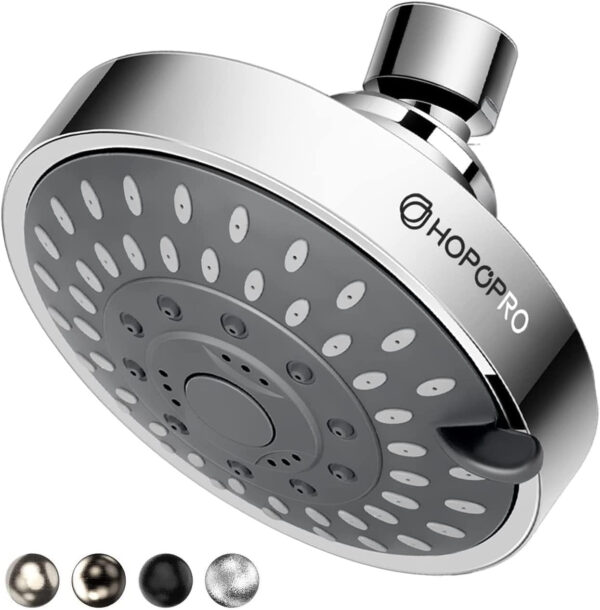 7b4df65efe4841bb9d78a1a5f6153715 HOPOPRO NBC News Recommended 5 Modes High Pressure Shower Head 4.1 Inch