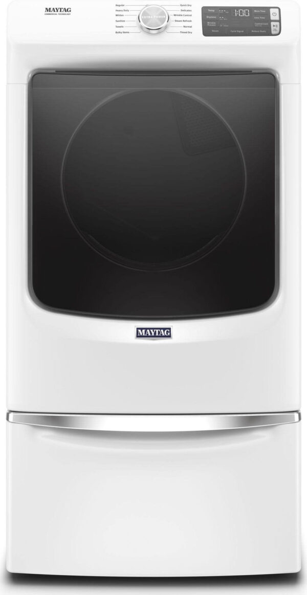 MED6630HW Front-Loading Electric Dryer – White