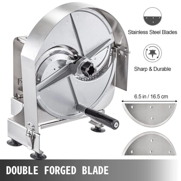 7c2bcbc6a13c41d4ac7cf2e5a2eb99fc Stainless Steel Commercial Vegetable Slicer, Adjustable 0.2-12mm Thickness, Manual Multifunctional Slicer for Fruits & Vegetables