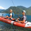 1-Person Inflatable Kayak with Paddles, Pump & Fishing Rod Holders