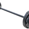 US Weight Barbell Weight Set for Home Gym with 55” padded Bar – Adjustable Weights for Exercise, Lifting, and to Build Muscle
