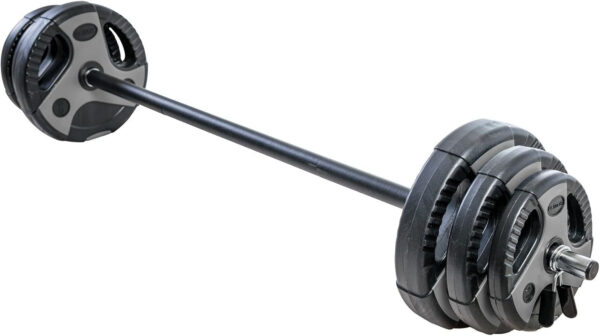 7c8c1bda997f437da354210afd8efa06 US Weight Barbell Weight Set for Home Gym with 55” padded Bar – Adjustable Weights for Exercise, Lifting, and to Build Muscle