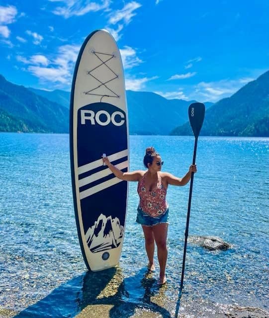 7c9a3842ae754eb3bead3967efbf5565 Roc Inflatable Stand Up Paddle Boards with Premium SUP Paddle Board Accessories, Wide Stable Design, Non-Slip Comfort Deck for Youth & Adults