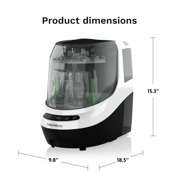 7ce22cede85a4a9ba150f5c2e6511807 Baby Bottle Washer Pro – Baby Bottle Washer, Sterilizer + Dryer – All in One Machine Cleans Bottles, Pump Parts, & Sippy Cups – Replaces Hand Washing, Bottle Brushes and Drying Racks-Brezza