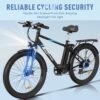 BK3M 500W Electric Bike, 26′′x3.0′′, 36V/15Ah, Shimano 7-Speed, Carbon Steel, IP54 Waterproof