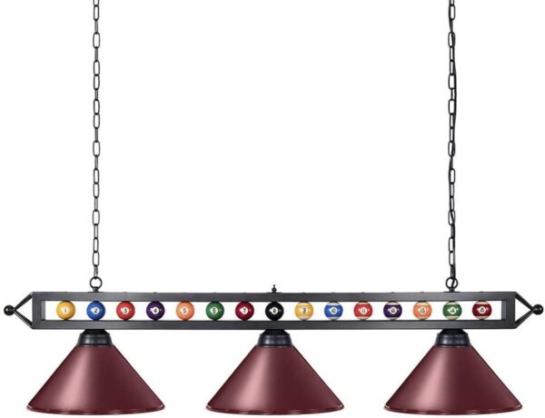 Billiard Light for Pool Table,59” Pool Table Lighting for 7′ 8′ 9′ Table
