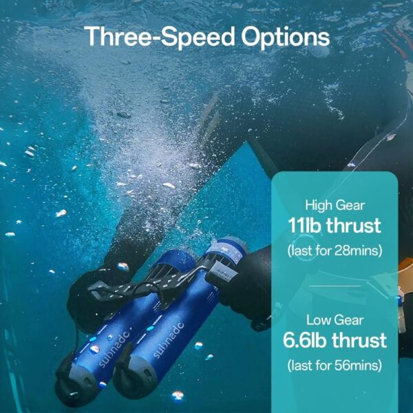 7def58de912a4e4a8a3e8fb6781280e1 Waydoo Subnado Underwater Scooter Lite, Water Sports Diving Scooter with Removable Handle, Compact and Portable Water Scooter for Adults&Kids, Scuba Diving Snorkeling Sea Scooter Multiple Uses, Blue